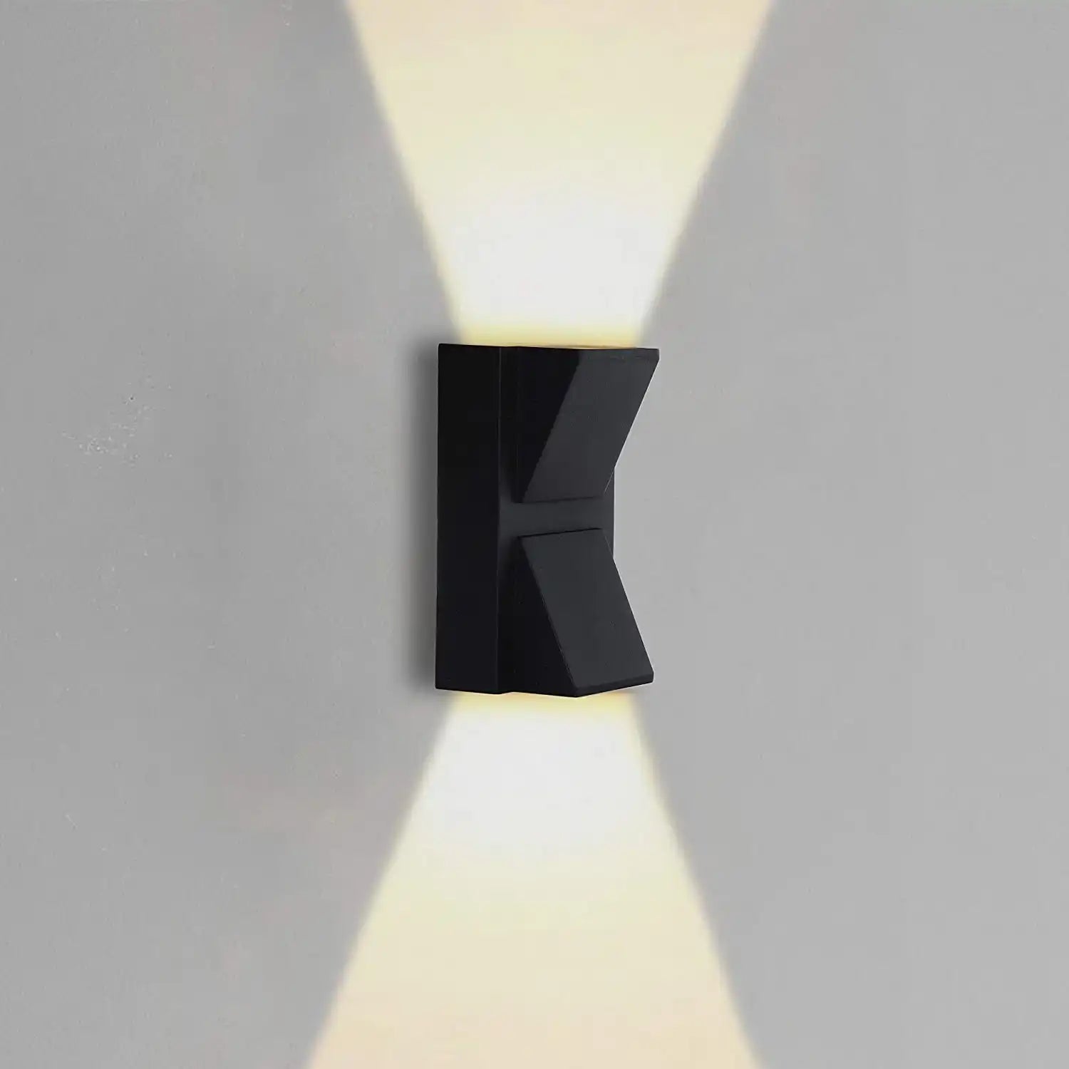 HDC Wall Lights - 6W IP65 Waterproof Wall Lamp - K Shape Fancy LED Light for Wall - Up & Down Wall Lamps (Warm White) - HDC.IN