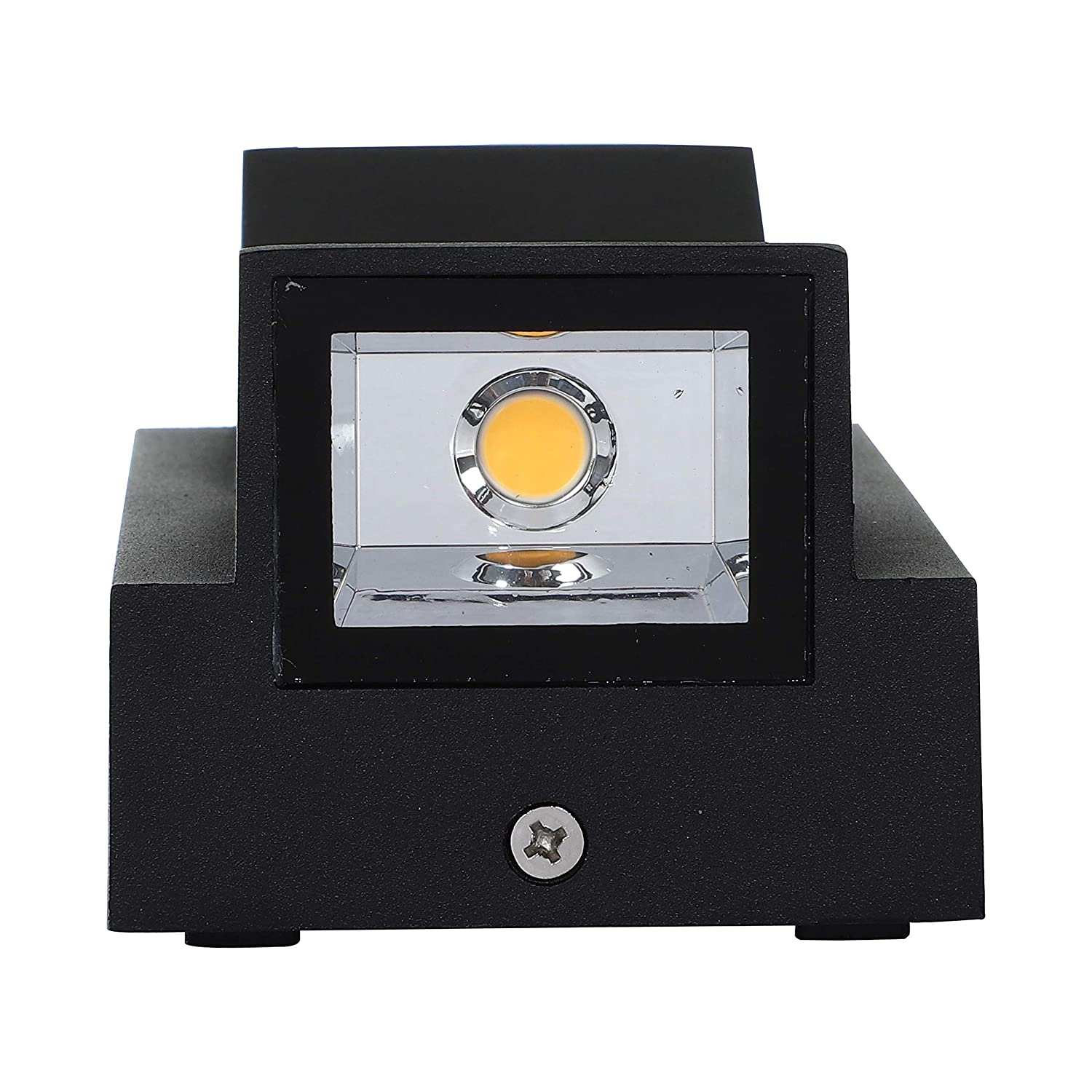 HDC Wall Lights - 6W IP65 Waterproof Wall Lamp - K Shape Fancy LED Light for Wall - Up & Down Wall Lamps (Warm White) - HDC.IN