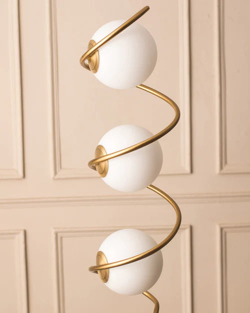 Hdc S Sytle 3 Globe Gold Floor Lamp For Living Room