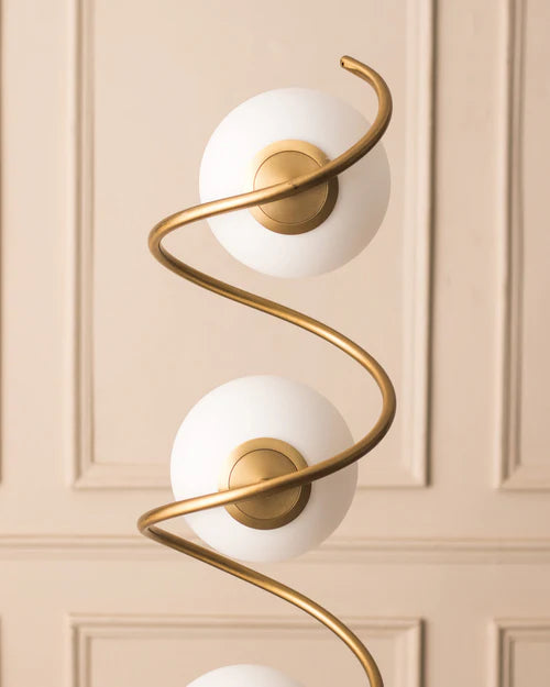 Hdc S Sytle 3 Globe Gold Floor Lamp For Living Room