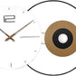 Hdc Modern Creative Metal Wall Clock For Living Room, Bedroom, Home Decor