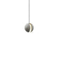 Hdc Nordic 1 Light Spherical Shape Section Cut Cement Aurora Sphere Pendant Lamp