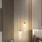 HDC 1 Light Modern Gold Acrylic Curl Ceiling Pendant Light- Tricolor