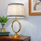 Hdc Modern Luxury Fabric Shade Table Lamp