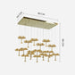 HDC Flower Shape Crystal Dinning Chandelier