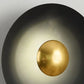 Hdc Contemporary Black Creative Macaron Flying Saucer Hardware LED Wall Sconce Lamp For Bedroom- Tricolor