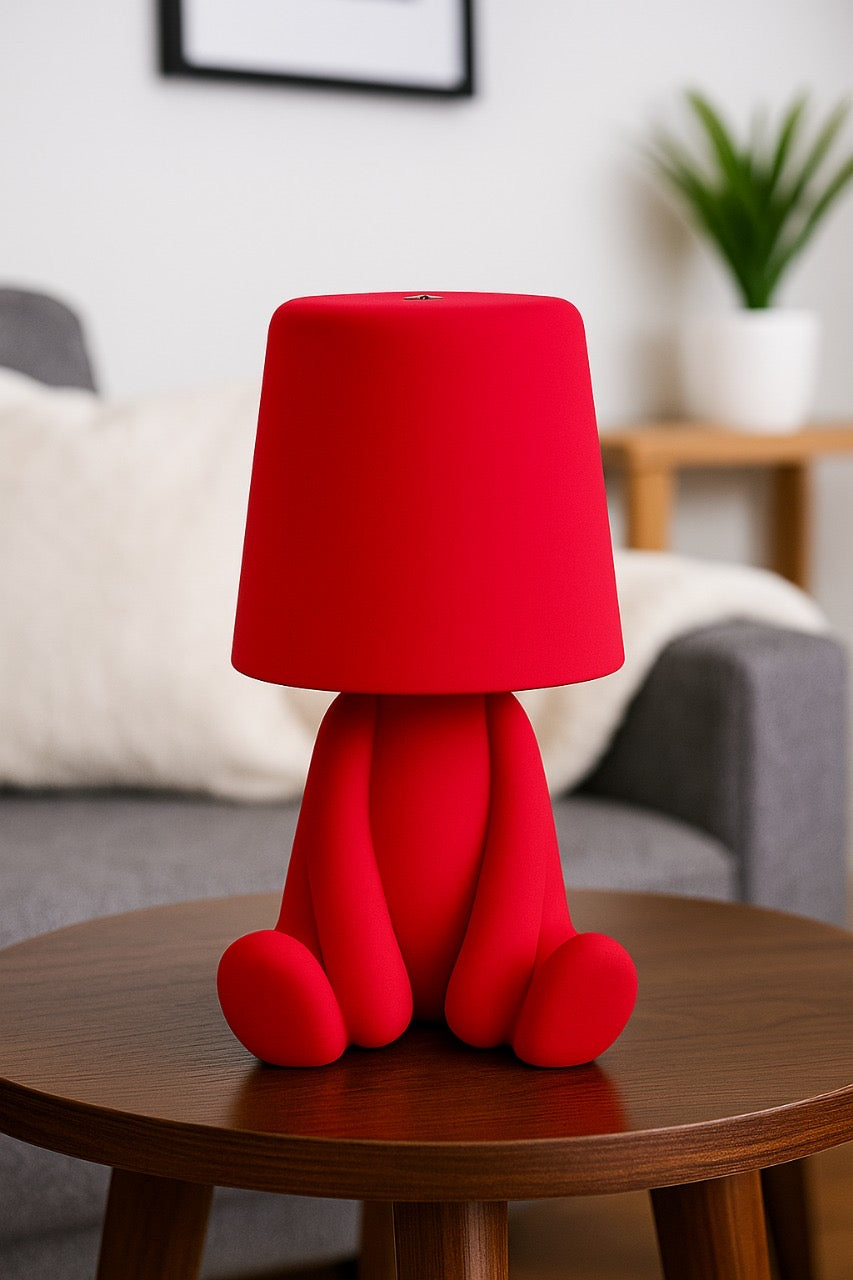 Hdc Little Modern Table Lamp for Bedroom: Rechargeable Cute Light for Kids, Teens - Gift for Birthday Christmas