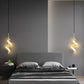 HDC Led Golden Acrylic Curl Island Ceiling  Pendant Light- Tricolor