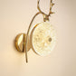 Hdc led 1-Light Gold Horn Acrylic Wall Light Fixture