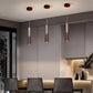 Hdc 12W Modern Led Wooden And Gold Pendant Light- Warm White