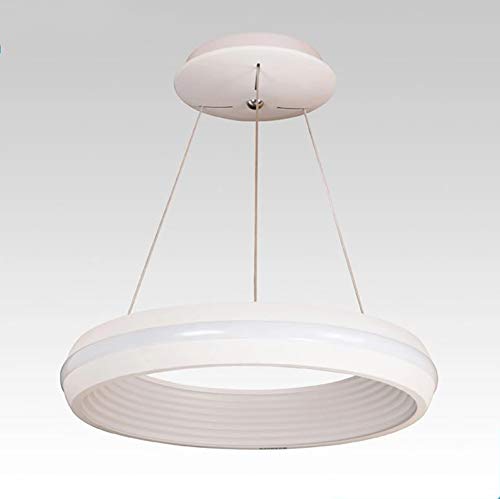 Hdc Modern LED Chandelier Ring Hanging Suspension Lamp - Tricolour, Round