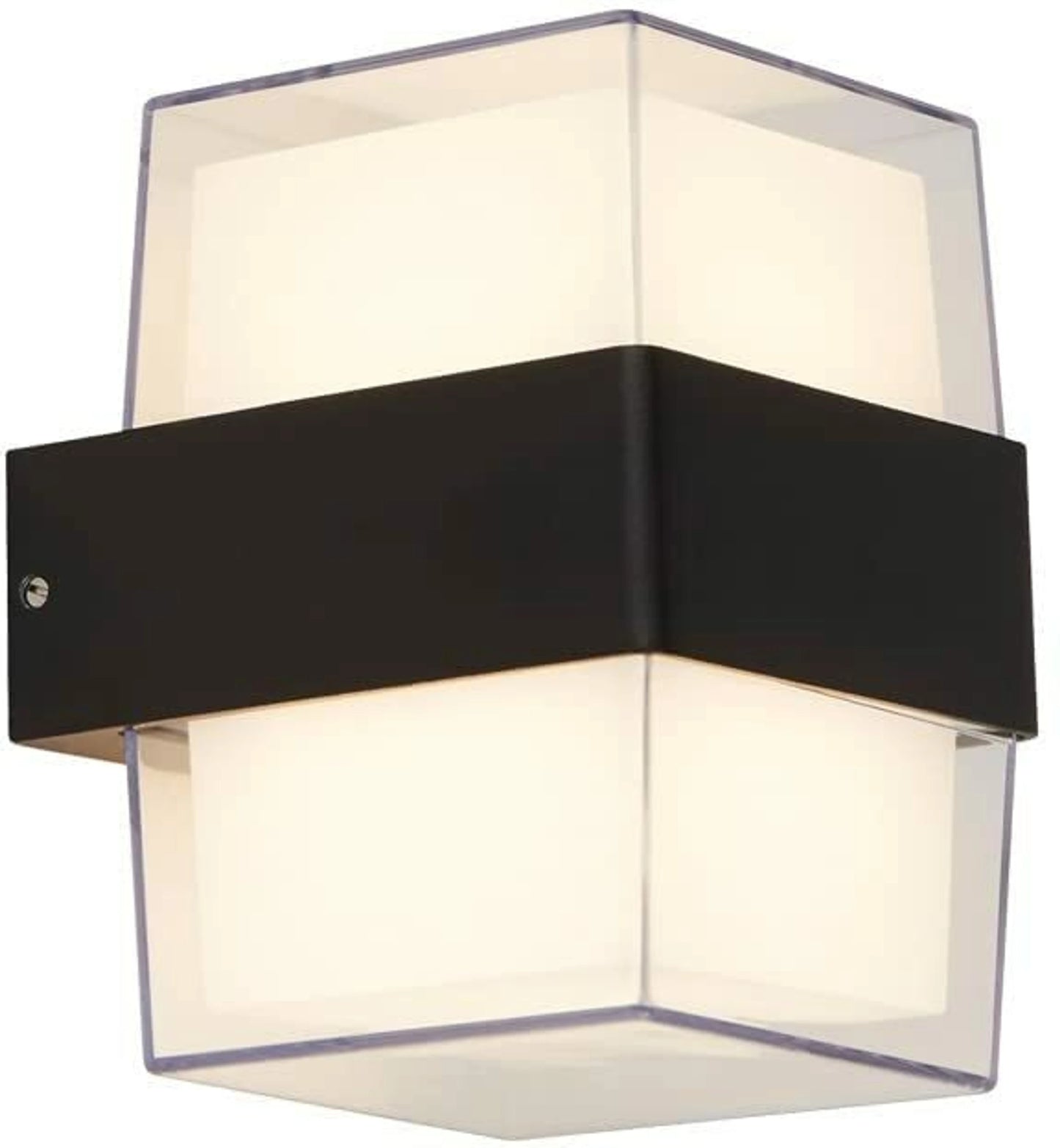 HDC M927 Led Outdoor Up And Down Wall Sconce Light Fixtures 14w Waterproof Acrylic (Warm White)