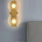 Hdc Led Clear/Amber/Smoke Circle Glass Disc Wall Light