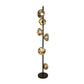 Hdc 6 Lights Tree Floor Lamp Living Room Standing Lamp - Black