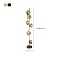Hdc 6 Lights Tree Floor Lamp Living Room Standing Lamp - Black
