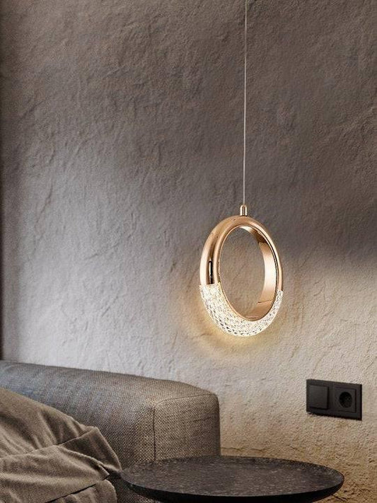 HDC LED Metal Full Moon Hanging Pendant Ceiling Lamp Light Fixture