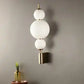 Hdc 3 Lights Stacked Globe Wall Light - Tricolor