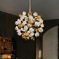 Hdc 12 Lights Contemporary Cube Cluster Round Chandelier - Warm White