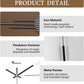 Hdc Modern Creative Metal Wall Clock For Living Room, Bedroom, Home Decor