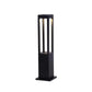 HDC Led 600MM Grey Body Rectangular Bollard Outdoor Garden Park Driveway Light - Warm White