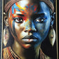 Hdc African Woman Portraits Aesthetic Wall Art Poster for Living Room, Home & Wall Decor