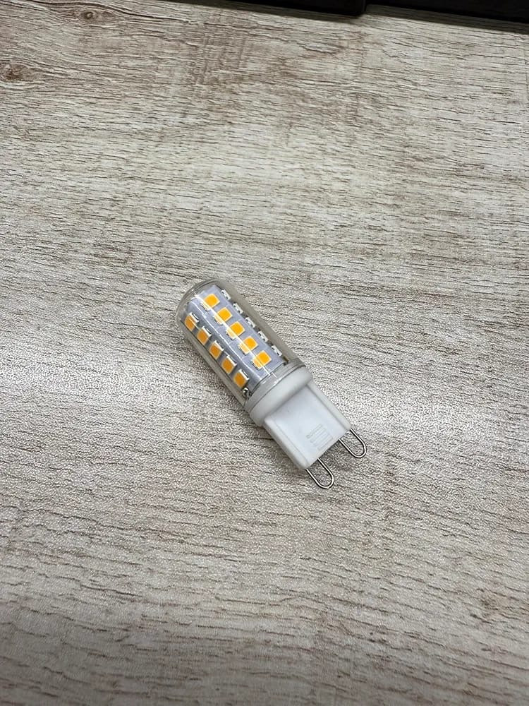 HDC G9 Led Cob Bulb 4w, 450lm Tricolor, 220-240v G9 Ceramic Base Non-Dimmable Light Bulb For Ceiling Light, Under Cabinet - Pack Of 2