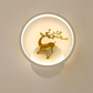 Ojaro Modern Deer LED Wall Light for Bedroom, Living Room & Dining Area