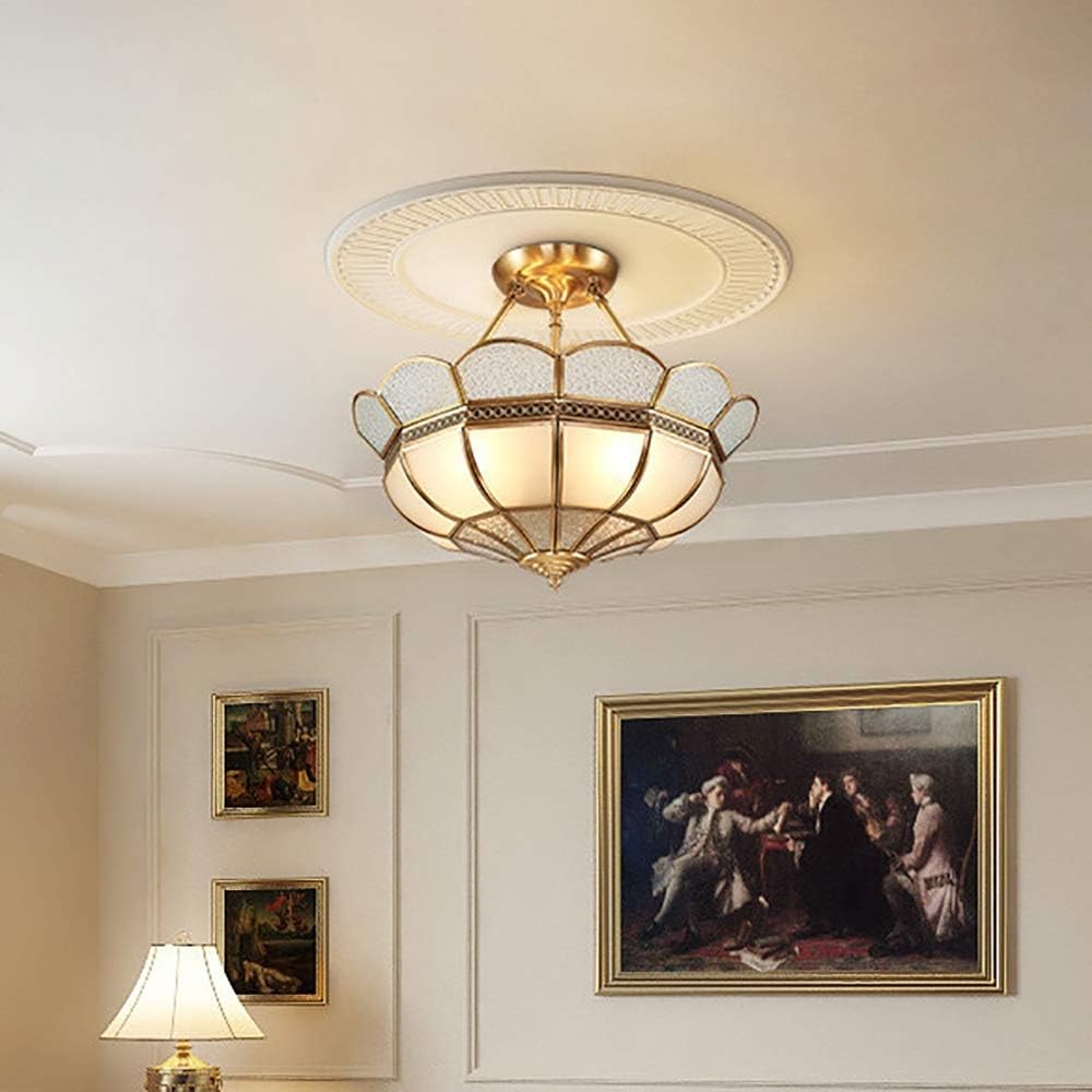 Hdc LED All Copper Study Bedroom Restaurant Ceiling Light Lighting