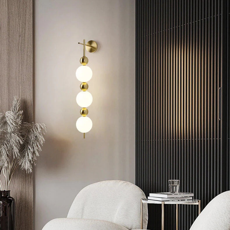 Hdc Nordic Minimalist Gourd String LED Wall Sconce Lamp