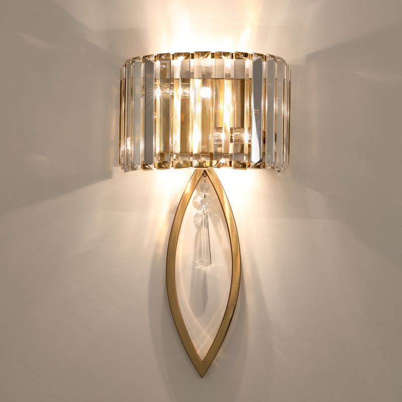 Hdc luxury American minimalist modern bedroom living room wall aisle entrance crystal lamp