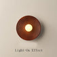 HDC Modern Circular Textured Artistic Decorative Accent Wall Lamp