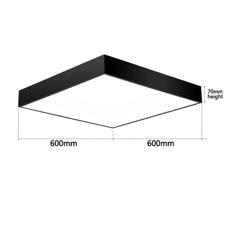 Hdc LED Solid Square Office Led Pendant Hanging Lamp