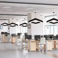 Hdc LED Hollow Square Office Led Pendant Hanging Lamp