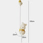 Hdc Cartoon Bear Holding Balloon Wall Sconce For Kids Room Bedside Wall Light- Warm White