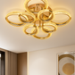 HDC Modern Minimalist Circle Ring Led Ceiling Lamp Light Luxury Acrylic Living Room Lights Lighting Bedroom Lamps Luster Fixtures