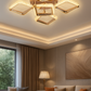 HDC Modern Minimalist Diamond 5 Square Led Ceiling Lamp Light Luxury Acrylic Living Room Lights Lighting Bedroom Lamps Luster Fixture