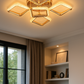 HDC Modern Minimalist Diamond 5 Square Led Ceiling Lamp Light Luxury Acrylic Living Room Lights Lighting Bedroom Lamps Luster Fixture