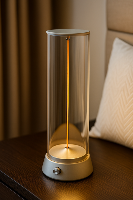 Hdc Modern Simple LED Charging Line Table Lamp Bedroom Bedside Touch USB Charging Atmosphere Creative Table Lamp