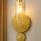 Hdc Modern Gold Wall Sconce with Glass Shade Decorative Designer Wall Light for Living Room, Bedroom & Hallway