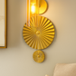 Hdc Modern Gold Wall Sconce with Glass Shade Decorative Designer Wall Light for Living Room, Bedroom & Hallway