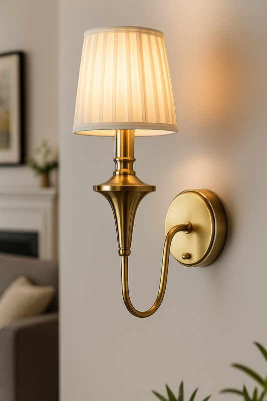 Hdc Contemporary Brass Wall Lights for Decoration Home Living Room Bedroom Bathroom Lighting Hotel Aisle Light Wall Sconce