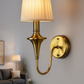 Hdc Contemporary Brass Wall Lights for Decoration Home Living Room Bedroom Bathroom Lighting Hotel Aisle Light Wall Sconce
