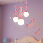 Hdc Whimsical Unicorn Chandelier for Kids Room – 3-Light Pink Pendant Light with LED Globes & Cute Flying Unicorns | Perfect for Girls’ Bedroom, Nursery, or Playroom Decor
