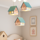 Hdc Whimsical House Ceiling Light – Kids Room Pendant with Colorful Cottage Design & Soft Warm Glow | Perfect for Girls' Bedrooms & Nurseries