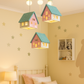 Hdc Whimsical House Ceiling Light – Kids Room Pendant with Colorful Cottage Design & Soft Warm Glow | Perfect for Girls' Bedrooms & Nurseries