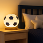 Hdc Football Table Lamp – LED Soccer Ball Light with Wooden Base | Perfect Night Light for Kids & Sports Lovers