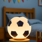Hdc Football Table Lamp – LED Soccer Ball Light with Wooden Base | Perfect Night Light for Kids & Sports Lovers