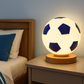 Hdc Football Table Lamp – LED Soccer Ball Light with Wooden Base | Perfect Night Light for Kids & Sports Lovers
