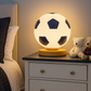 Hdc Football Table Lamp – LED Soccer Ball Light with Wooden Base | Perfect Night Light for Kids & Sports Lovers