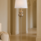 HDC Elegant Classic Floor Lamp with Pleated Shade